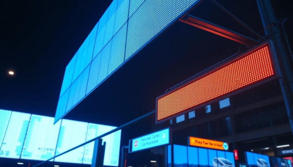painéis de LED para PMV móvel
